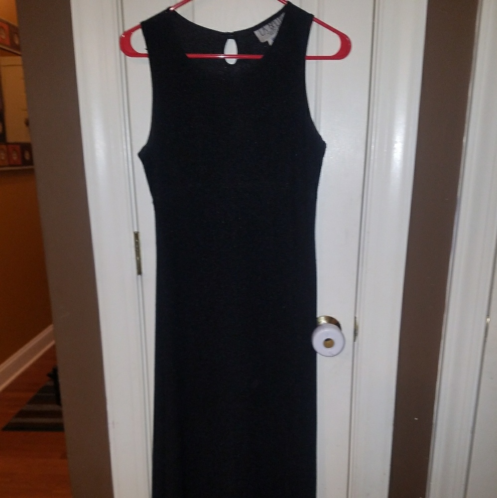 Long black dress